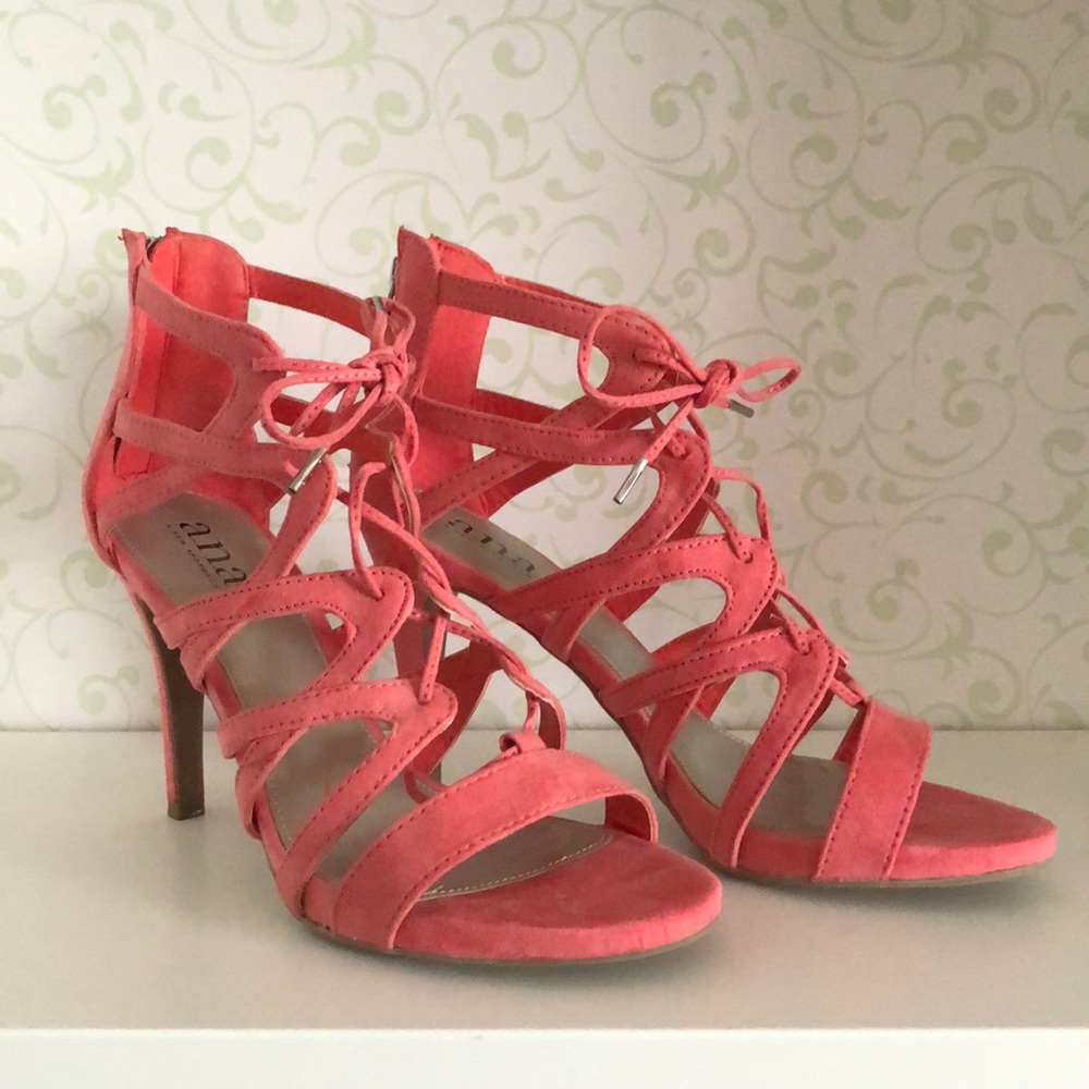 Strappy Coral a.n.a Heels
